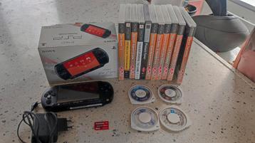 Sony psp street, met games beschikbaar voor biedingen