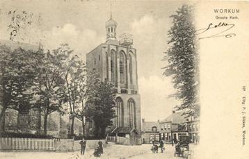 Workum, Groote Kerk. - 1905 gelopen beschikbaar voor biedingen