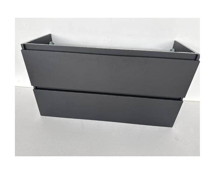 Badkamermeubel/wastafelkast zwart met 2 lades*120x45 *Nieuw, Doe-het-zelf en Verbouw, Sanitair, Nieuw, Overige typen, Ophalen