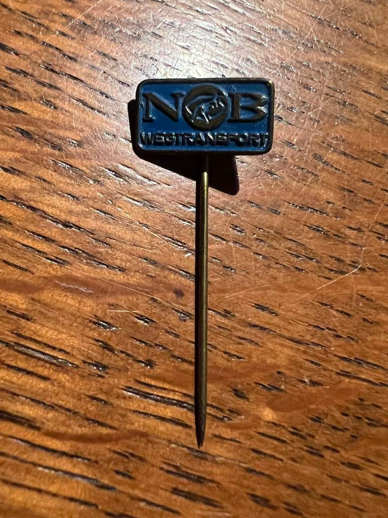 Vintage NOB Westransport Speldje, Ophalen of Verzenden, Gebruikt, Overige onderwerpen, Speldje of Pin