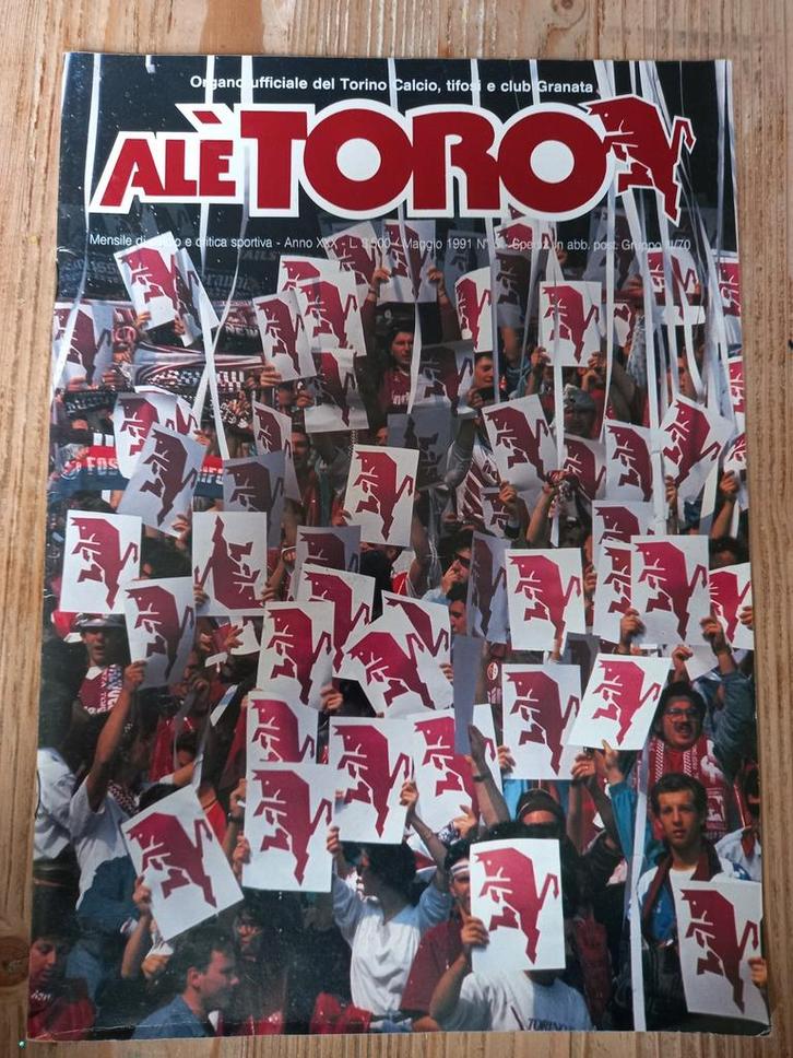 Torino Voetbal Tijdschrift 1991, Tickets en Kaartjes, Overige Tickets en Kaartjes, Eén persoon
