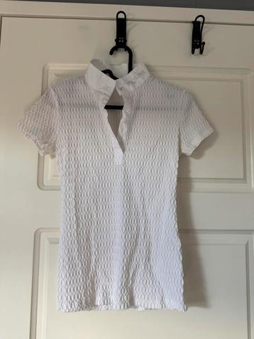 ZGAN Equiline wedstrijdshirt wit maat S beschikbaar voor biedingen