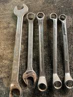 Steek/ring sleutels set - 36-30-28-26-24, Doe-het-zelf en Verbouw, Gereedschap | Handgereedschap, Ophalen of Verzenden, Gebruikt