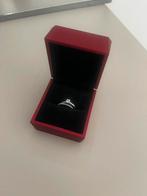 Wit gouden diamanten ring, Ophalen of Verzenden, Wit, Goud, Dame