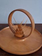 Vintage party-schaal, strak design., Ophalen of Verzenden, Gebruikt, Rond