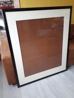 Enorme zwart metalen Wissellijst 95x110, Ophalen, Minder dan 50 cm, Metaal of Aluminium, Zo goed als nieuw