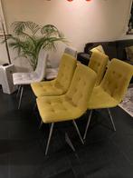 Eetkamerstoelen, 4 stuks, merk H&H, Huis en Inrichting, Stoelen, Ophalen, Gebruikt, Overige kleuren, Vier