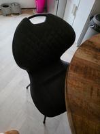 Mangohouten eethoek met 4 stoelen - 120cm rond, Huis en Inrichting, Ophalen, Overige kleuren, Zo goed als nieuw, Vier