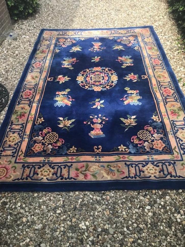 vloerkleed GETAXEERDzijde Nepal handgeknoopt ca 27 kg, Huis en Inrichting, Stoffering | Tapijten en Kleden, Gebruikt, 150 tot 200 cm