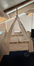 Tweeling hangwieg hussh, Ophalen, Gebruikt, Tweepersoons, Hout