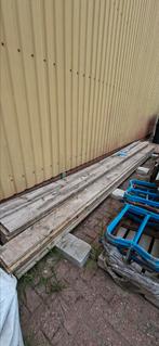 Gebruikte steigerplanken 5m lang, Doe-het-zelf en Verbouw, Steigers, Ophalen of Verzenden, Gebruikt, Gevelsteiger