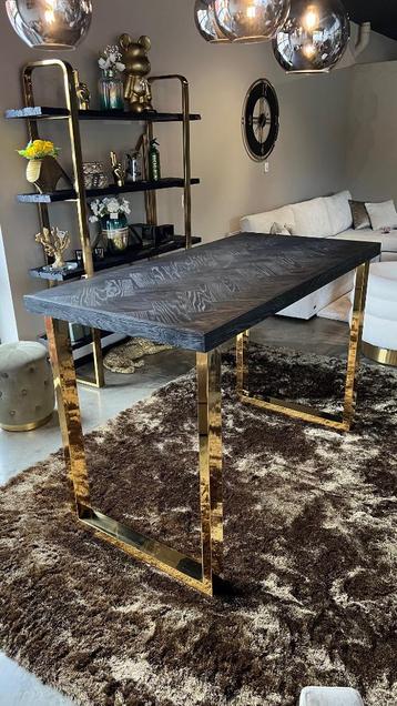 Richmond Blackbone goud - bartafel beschikbaar voor biedingen