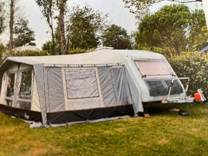 Kip Grey Line Voortent Isabella Commodore Dawn (2021), Caravans en Kamperen, Voortenten en Luifels, Nieuw, Overige merken, Ophalen