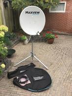 Maxview schotelantenne met kop,tas,kabel,statief, z.g.a.n., Ophalen of Verzenden, Zo goed als nieuw, Overige merken