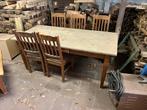 Eettafel salontafel 5 stoelen, Huis en Inrichting, Ophalen of Verzenden