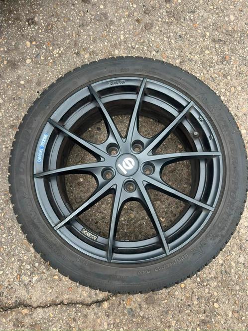 Originele O.Z. Spa velgen 17 inch - matzwart onbeschadigd., Auto-onderdelen, Banden en Velgen, Zomerbanden, 17 inch, 225 mm, Gebruikt