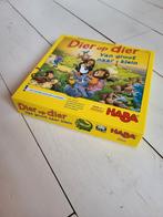 Haba spel Dier op dier, Hobby en Vrije tijd, Gezelschapsspellen | Kaartspellen, Ophalen of Verzenden, Gebruikt