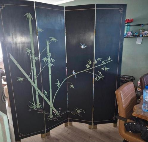 Kamerscherm handgeschilderd one of a kind, Huis en Inrichting, Woonaccessoires | Kamerschermen, Ophalen