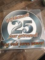 Huldeschild en 2 vlaggen 25 jaar getrouwd, Ophalen