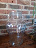 Grote vintage glazen olijfpot, 420 ml, Huis en Inrichting, Overige kleuren, Ophalen of Verzenden, Minder dan 50 cm, Glas