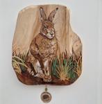 Mooie, sprekende houtkunst van Franse kunstenares, Ophalen