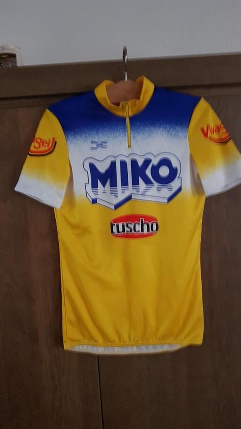 Miko tuscho wielrenshirt koerstrui Vintage jaren 80 maat m, Sport en Fitness, Wielrennen, Gebruikt, Kleding, Ophalen of Verzenden