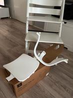 Stokke Tripp Trapp Wit Compleet met Babyset & Newborn Set, Kinderen en Baby's, Kinderstoelen, Ophalen, Zo goed als nieuw, Meegroeistoel