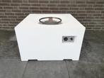 Terrasheater Happy Cocooning Vuurtafel Vierkant Wit, Ophalen, Zo goed als nieuw, Gas, Vloer