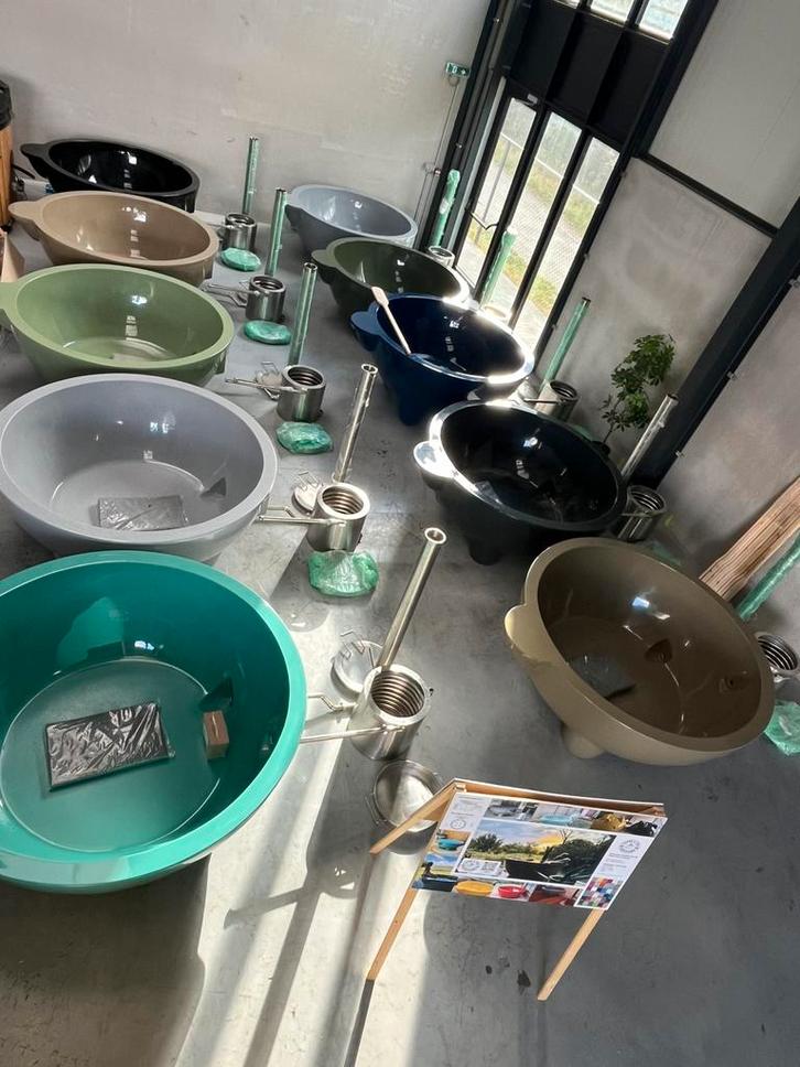 Houtgestookte hottub “Tickle Tub”, Tuin en Terras, Bubbelbaden en Hottubs, Nieuw, Afdekzeil, Ophalen of Verzenden