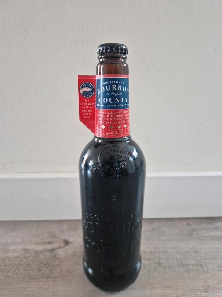 Goose Island Bourbon County Brand classic cola stout 2021, Verzamelen, Biermerken, Nieuw, Overige typen, Brand, Ophalen of Verzenden