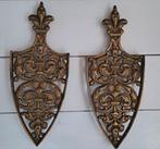 Twee mooie oude messing onderzetters., Ophalen of Verzenden