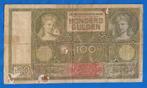 Bankbiljet 100 gulden 1942 - Luit spelende vrouw, Postzegels en Munten, Bankbiljetten | Nederland, Verzenden, 100 gulden, Los biljet
