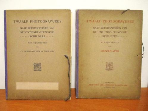 1591 //  twaalf photogravures, C. Veth, uit 1914, Antiek en Kunst, Antiek | Boeken en Bijbels, Ophalen of Verzenden
