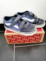 Vans kids Milton suede canvas blue white maat 25.5, Ophalen, Vans, Schoenen, Zo goed als nieuw