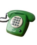 Groene vintage retro PTT T65 telefoon met druktoetsen, Ophalen of Verzenden, Huis en Inrichting