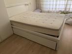 Ikea Bed 140x200cm + Lades, Ophalen, Wit, Tweepersoons, 140 cm
