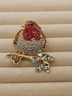 Antiek stijl broche met vogel., Sieraden, Tassen en Uiterlijk, Broches, Info@SlatsAntiek.nl, Overige materialen, Vof Slats Antiek