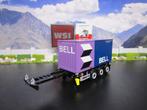 Wsi 04-2101 BELL 20FT Container & 03-1010 Container Chassis, Hobby en Vrije tijd, Modelauto's | 1:50, Ophalen, Nieuw, Bus of Vrachtwagen