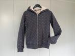 Warm teddy vest jas met capuchon grijs 146-152, Kinderen en Baby's, Kinderkleding | Maat 146, Meisje, Ophalen of Verzenden, Zo goed als nieuw