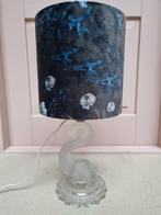 Vintage geperst glazen lampenvoet zeemonster, qazqa kap, Huis en Inrichting, Lampen | Tafellampen, Ophalen of Verzenden, Gebruikt