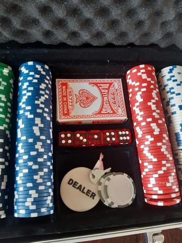 Pokerset koffer beschikbaar voor biedingen