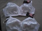2 nieuwe BH's hunkemoller Sara soft 85D, Hunkemöller, Ophalen of Verzenden, Wit, BH