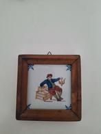 Makkummer aardewerk tegeltje, Antiek en Kunst, Antiek | Wandborden en Tegels, Ophalen of Verzenden