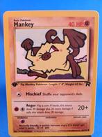 Mankey 61/82 - Team Rocket (1st Edition), Hobby en Vrije tijd, Verzamelkaartspellen | Pokémon, Gebruikt, Losse kaart, Verzenden