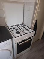 Bosh gasfornuis met elektrische oven wit, Witgoed en Apparatuur, Fornuizen, Ophalen, 4 kookzones, Gas, Vrijstaand
