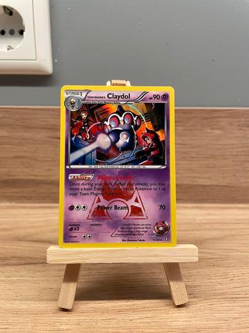 Team Magma’s Claydol 11/35, Double Crisis beschikbaar voor biedingen