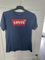 blauw Levi's shirt maat 38, Blauw, Zo goed als nieuw, Korte mouw, Ophalen