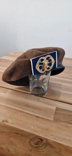 Baret Verbiningsdienst, Verzamelen, Militaria | Algemeen, Ophalen of Verzenden, Landmacht, Nederland, Helm of Baret
