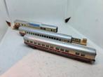 Minitrix 3x TEE Wagons met Verlichting, Hobby en Vrije tijd, Gebruikt, Gelijkstroom, Trix, Wagon