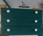 Vintage ladekastje groen 53 cm breed, Huis en Inrichting, Kasten | Ladekasten, Gebruikt, Ophalen